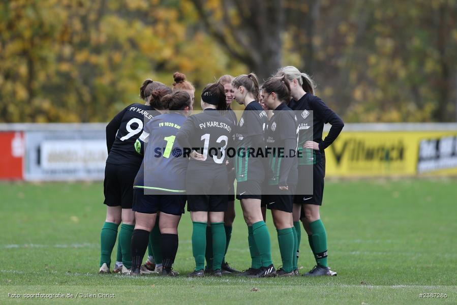 Sportgelände, Karlstadt, 05.11.2023, BFV, Fussball, sport, action, Saison 2023/2024, 9. Spieltag, Bezirksliga Frauen 01, TSV, FVK, TSV Grombühl, FV Karlstadt - Bild-ID: 2387286 Sportgelände, Karlstadt, 05.11.2023, BFV, Fussball, sport, action, Saison 2023/2024, 9. Spieltag, Bezirksliga Frauen 01, TSV, FVK, TSV Grombühl, FV Karlstadt - Bild-ID: 2387286