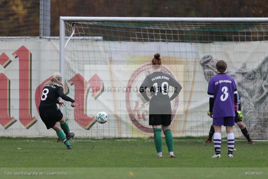 Sportgelände, Karlstadt, 05.11.2023, BFV, Fussball, sport, action, Saison 2023/2024, 9. Spieltag, Bezirksliga Frauen 01, TSV, FVK, TSV Grombühl, FV Karlstadt - Bild-ID: 2387300 Sportgelände, Karlstadt, 05.11.2023, BFV, Fussball, sport, action, Saison 2023/2024, 9. Spieltag, Bezirksliga Frauen 01, TSV, FVK, TSV Grombühl, FV Karlstadt - Bild-ID: 2387300