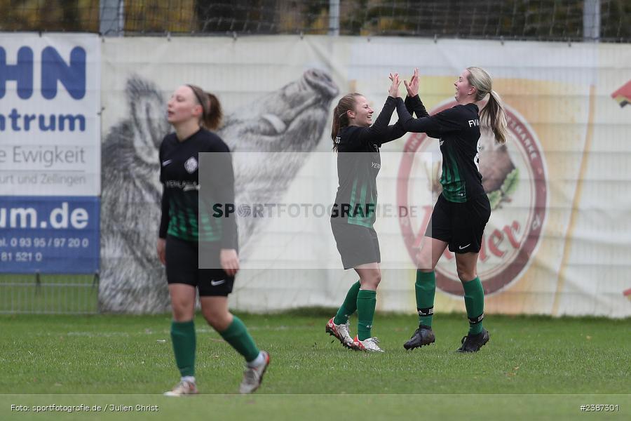 Sportgelände, Karlstadt, 05.11.2023, BFV, Fussball, sport, action, Saison 2023/2024, 9. Spieltag, Bezirksliga Frauen 01, TSV, FVK, TSV Grombühl, FV Karlstadt - Bild-ID: 2387301 Sportgelände, Karlstadt, 05.11.2023, BFV, Fussball, sport, action, Saison 2023/2024, 9. Spieltag, Bezirksliga Frauen 01, TSV, FVK, TSV Grombühl, FV Karlstadt - Bild-ID: 2387301