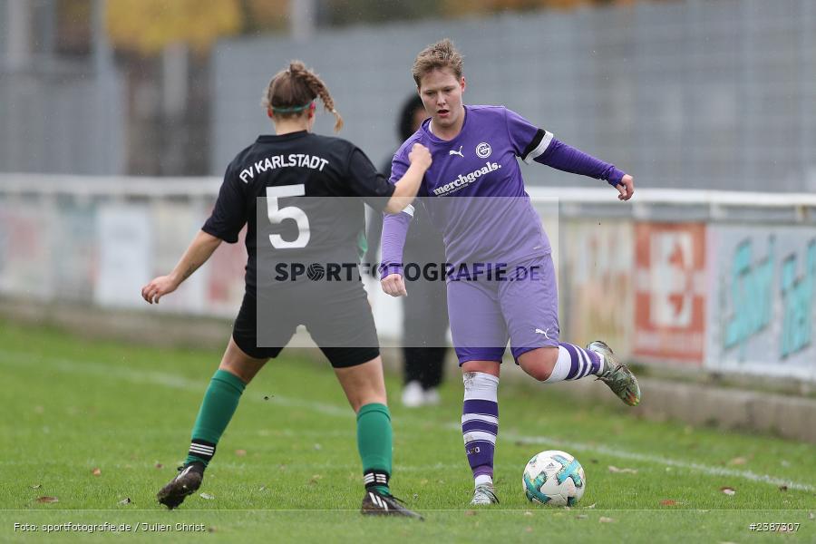 Sportgelände, Karlstadt, 05.11.2023, BFV, Fussball, sport, action, Saison 2023/2024, 9. Spieltag, Bezirksliga Frauen 01, TSV, FVK, TSV Grombühl, FV Karlstadt - Bild-ID: 2387307 Sportgelände, Karlstadt, 05.11.2023, BFV, Fussball, sport, action, Saison 2023/2024, 9. Spieltag, Bezirksliga Frauen 01, TSV, FVK, TSV Grombühl, FV Karlstadt - Bild-ID: 2387307