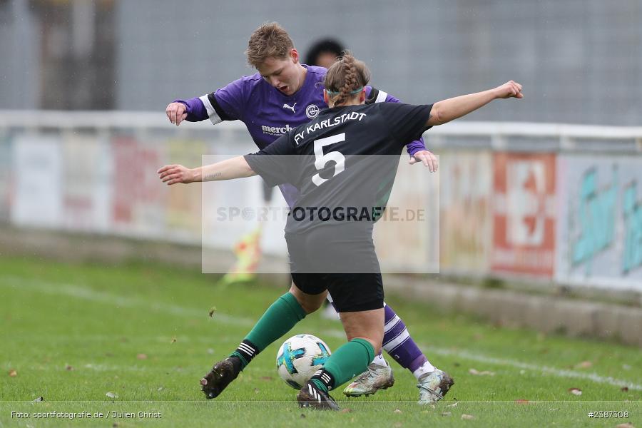 Sportgelände, Karlstadt, 05.11.2023, BFV, Fussball, sport, action, Saison 2023/2024, 9. Spieltag, Bezirksliga Frauen 01, TSV, FVK, TSV Grombühl, FV Karlstadt - Bild-ID: 2387308 Sportgelände, Karlstadt, 05.11.2023, BFV, Fussball, sport, action, Saison 2023/2024, 9. Spieltag, Bezirksliga Frauen 01, TSV, FVK, TSV Grombühl, FV Karlstadt - Bild-ID: 2387308