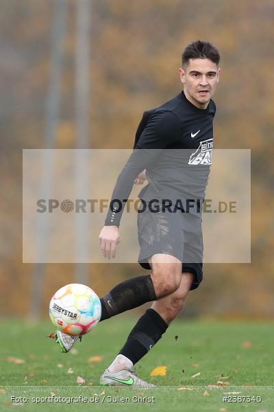 Sportgelände, Thüngen, 05.11.2023, BFV, Fussball, sport, action, Saison 2023/2024, 15. Spieltag, Kreisliga Würzburg, FVGS, FCT, FV Gemünden/Seifriedsburg, FC Thüngen - Bild-ID: 2387340