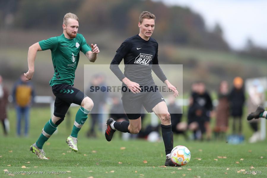 Sportgelände, Thüngen, 05.11.2023, BFV, Fussball, sport, action, Saison 2023/2024, 15. Spieltag, Kreisliga Würzburg, FVGS, FCT, FV Gemünden/Seifriedsburg, FC Thüngen - Bild-ID: 2387378