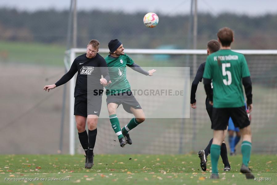 Sportgelände, Thüngen, 05.11.2023, BFV, Fussball, sport, action, Saison 2023/2024, 15. Spieltag, Kreisliga Würzburg, FVGS, FCT, FV Gemünden/Seifriedsburg, FC Thüngen - Bild-ID: 2387382