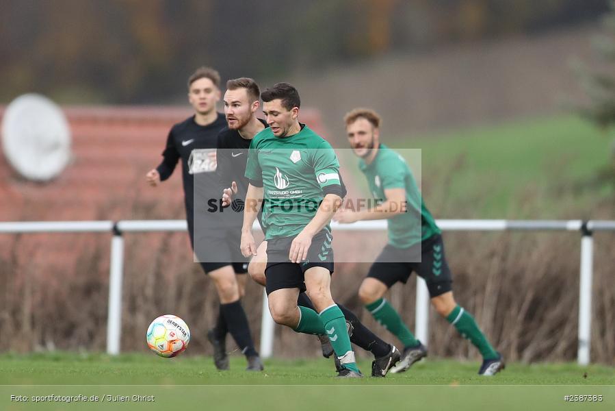Sportgelände, Thüngen, 05.11.2023, BFV, Fussball, sport, action, Saison 2023/2024, 15. Spieltag, Kreisliga Würzburg, FVGS, FCT, FV Gemünden/Seifriedsburg, FC Thüngen - Bild-ID: 2387383
