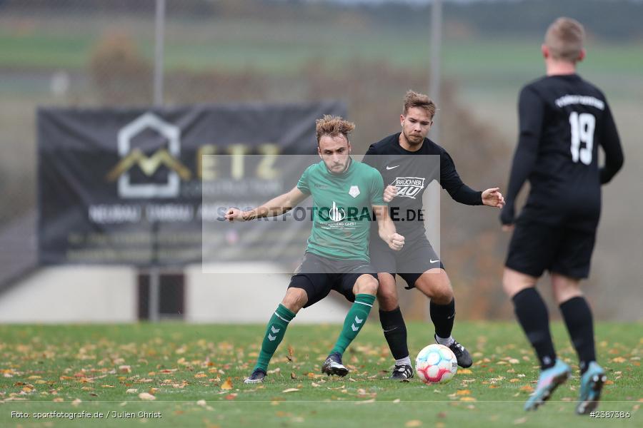 Sportgelände, Thüngen, 05.11.2023, BFV, Fussball, sport, action, Saison 2023/2024, 15. Spieltag, Kreisliga Würzburg, FVGS, FCT, FV Gemünden/Seifriedsburg, FC Thüngen - Bild-ID: 2387386