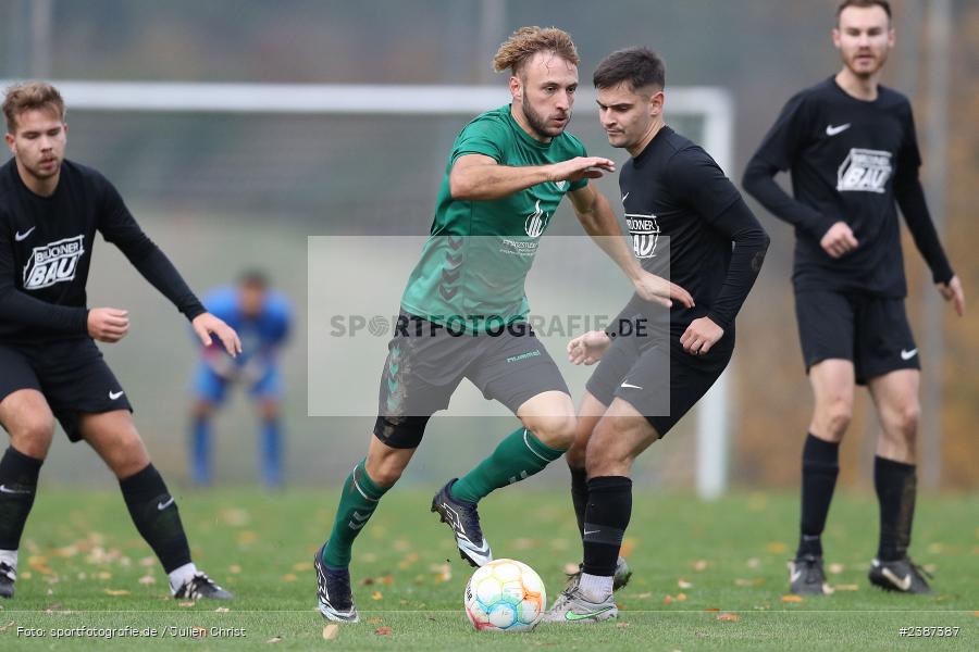 Sportgelände, Thüngen, 05.11.2023, BFV, Fussball, sport, action, Saison 2023/2024, 15. Spieltag, Kreisliga Würzburg, FVGS, FCT, FV Gemünden/Seifriedsburg, FC Thüngen - Bild-ID: 2387387