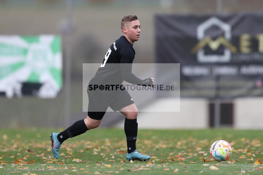 Sportgelände, Thüngen, 05.11.2023, BFV, Fussball, sport, action, Saison 2023/2024, 15. Spieltag, Kreisliga Würzburg, FVGS, FCT, FV Gemünden/Seifriedsburg, FC Thüngen - Bild-ID: 2387388