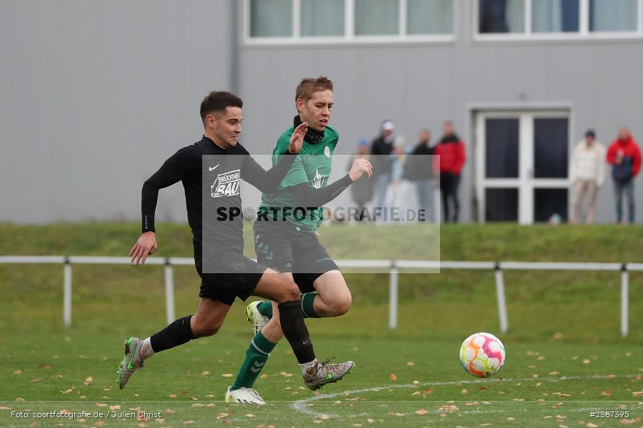 Sportgelände, Thüngen, 05.11.2023, BFV, Fussball, sport, action, Saison 2023/2024, 15. Spieltag, Kreisliga Würzburg, FVGS, FCT, FV Gemünden/Seifriedsburg, FC Thüngen - Bild-ID: 2387395