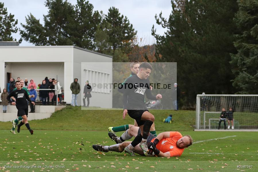 Sportgelände, Thüngen, 05.11.2023, BFV, Fussball, sport, action, Saison 2023/2024, 15. Spieltag, Kreisliga Würzburg, FVGS, FCT, FV Gemünden/Seifriedsburg, FC Thüngen - Bild-ID: 2387397