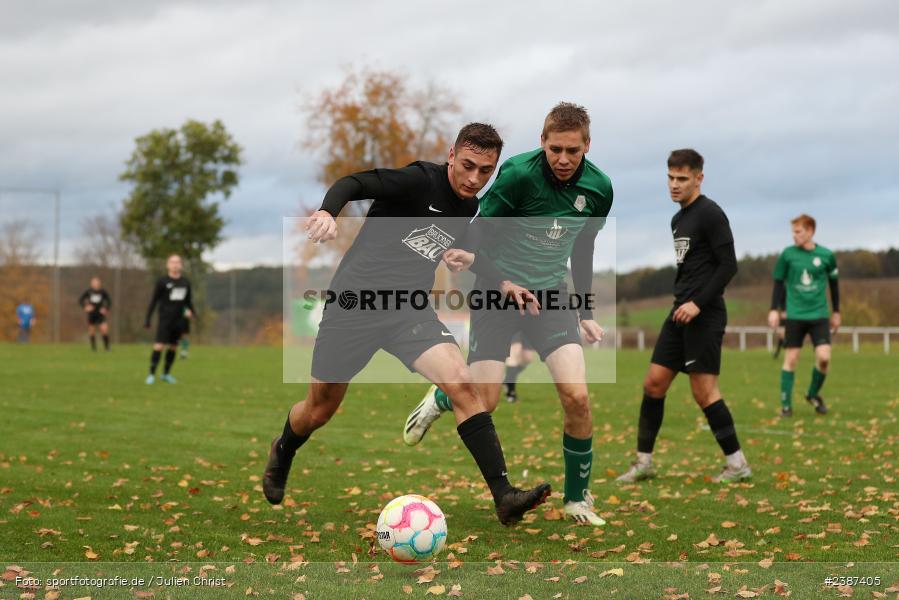 Sportgelände, Thüngen, 05.11.2023, BFV, Fussball, sport, action, Saison 2023/2024, 15. Spieltag, Kreisliga Würzburg, FVGS, FCT, FV Gemünden/Seifriedsburg, FC Thüngen - Bild-ID: 2387405