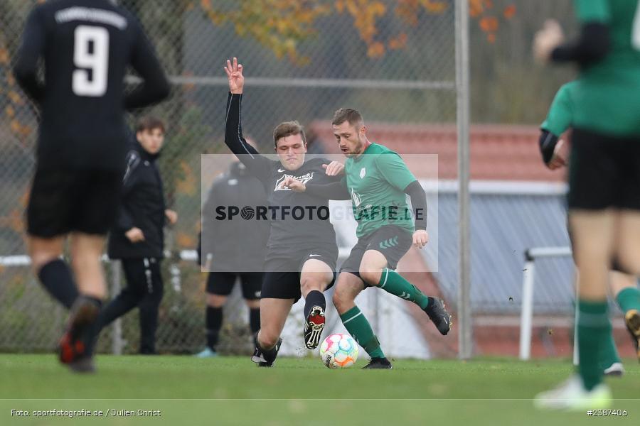 Sportgelände, Thüngen, 05.11.2023, BFV, Fussball, sport, action, Saison 2023/2024, 15. Spieltag, Kreisliga Würzburg, FVGS, FCT, FV Gemünden/Seifriedsburg, FC Thüngen - Bild-ID: 2387406