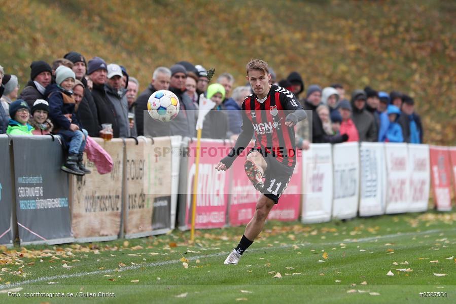 NGN-Arena, Aubstadt, 11.11.2023, BFV, Fussball, sport, action, Saison 2023/2024, 20. Spieltag, Regionalliga Bayern, SVW, TSV, SV Wacker Burghausen, TSV Aubstadt - Bild-ID: 2387501