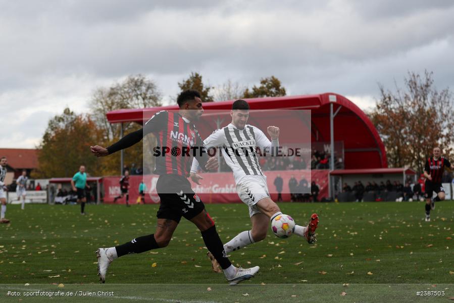 NGN-Arena, Aubstadt, 11.11.2023, BFV, Fussball, sport, action, Saison 2023/2024, 20. Spieltag, Regionalliga Bayern, SVW, TSV, SV Wacker Burghausen, TSV Aubstadt - Bild-ID: 2387503