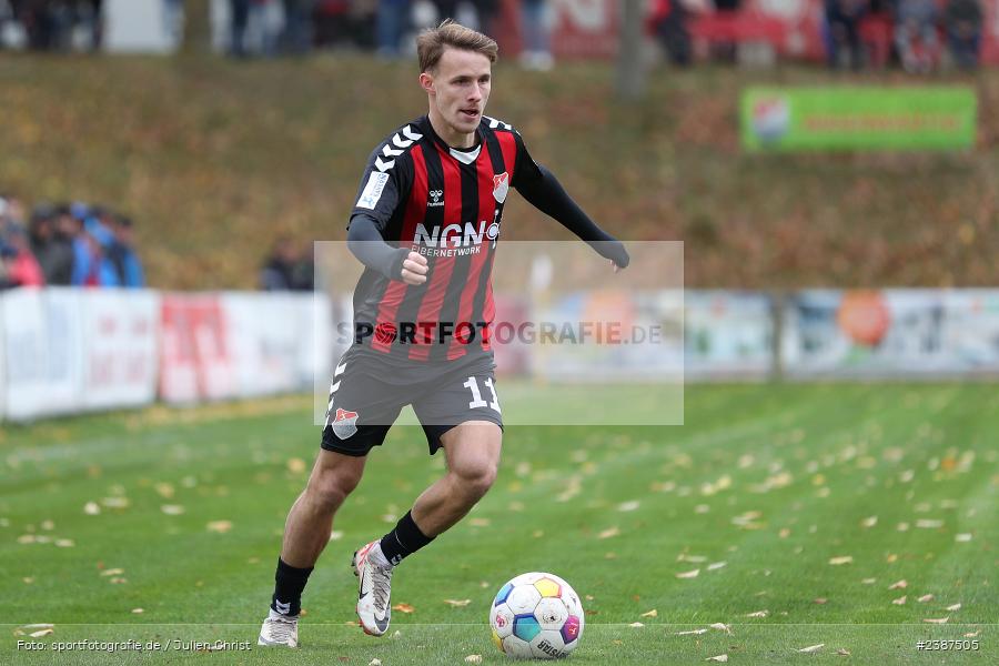 NGN-Arena, Aubstadt, 11.11.2023, BFV, Fussball, sport, action, Saison 2023/2024, 20. Spieltag, Regionalliga Bayern, SVW, TSV, SV Wacker Burghausen, TSV Aubstadt - Bild-ID: 2387505