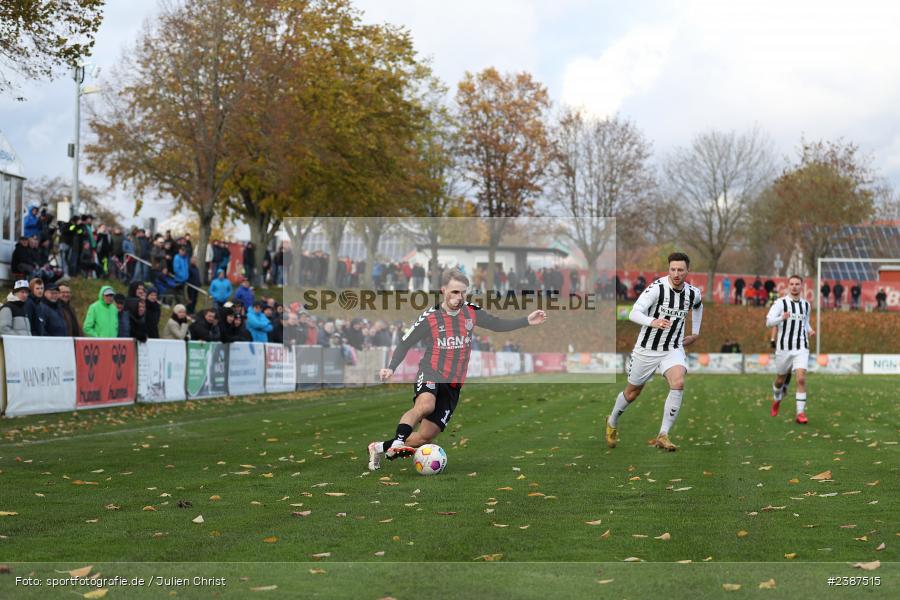 NGN-Arena, Aubstadt, 11.11.2023, BFV, Fussball, sport, action, Saison 2023/2024, 20. Spieltag, Regionalliga Bayern, SVW, TSV, SV Wacker Burghausen, TSV Aubstadt - Bild-ID: 2387515 NGN-Arena, Aubstadt, 11.11.2023, BFV, Fussball, sport, action, Saison 2023/2024, 20. Spieltag, Regionalliga Bayern, SVW, TSV, SV Wacker Burghausen, TSV Aubstadt - Bild-ID: 2387515