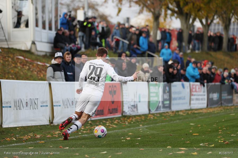 NGN-Arena, Aubstadt, 11.11.2023, BFV, Fussball, sport, action, Saison 2023/2024, 20. Spieltag, Regionalliga Bayern, SVW, TSV, SV Wacker Burghausen, TSV Aubstadt - Bild-ID: 2387517