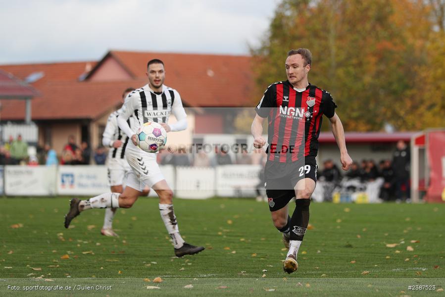 NGN-Arena, Aubstadt, 11.11.2023, BFV, Fussball, sport, action, Saison 2023/2024, 20. Spieltag, Regionalliga Bayern, SVW, TSV, SV Wacker Burghausen, TSV Aubstadt - Bild-ID: 2387523