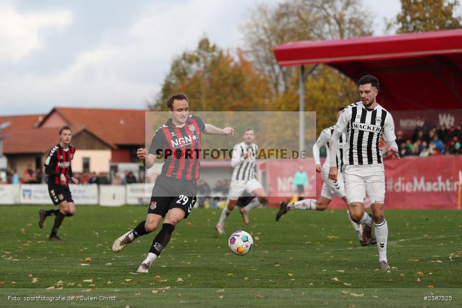 NGN-Arena, Aubstadt, 11.11.2023, BFV, Fussball, sport, action, Saison 2023/2024, 20. Spieltag, Regionalliga Bayern, SVW, TSV, SV Wacker Burghausen, TSV Aubstadt - Bild-ID: 2387525