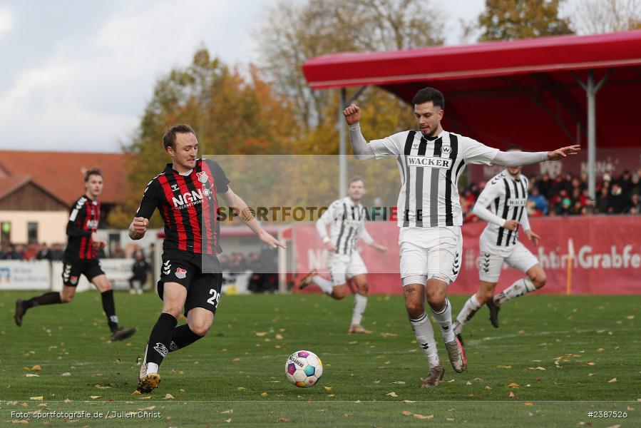 NGN-Arena, Aubstadt, 11.11.2023, BFV, Fussball, sport, action, Saison 2023/2024, 20. Spieltag, Regionalliga Bayern, SVW, TSV, SV Wacker Burghausen, TSV Aubstadt - Bild-ID: 2387526