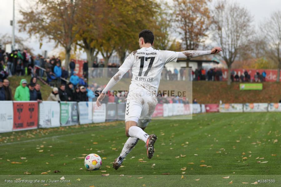 NGN-Arena, Aubstadt, 11.11.2023, BFV, Fussball, sport, action, Saison 2023/2024, 20. Spieltag, Regionalliga Bayern, SVW, TSV, SV Wacker Burghausen, TSV Aubstadt - Bild-ID: 2387530