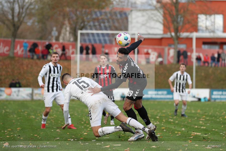 NGN-Arena, Aubstadt, 11.11.2023, BFV, Fussball, sport, action, Saison 2023/2024, 20. Spieltag, Regionalliga Bayern, SVW, TSV, SV Wacker Burghausen, TSV Aubstadt - Bild-ID: 2387537