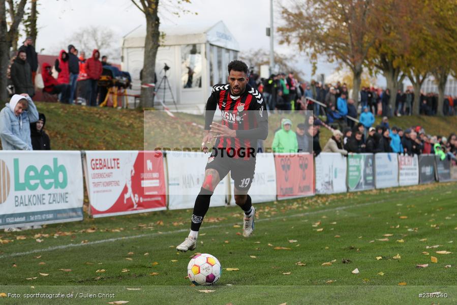 NGN-Arena, Aubstadt, 11.11.2023, BFV, Fussball, sport, action, Saison 2023/2024, 20. Spieltag, Regionalliga Bayern, SVW, TSV, SV Wacker Burghausen, TSV Aubstadt - Bild-ID: 2387540