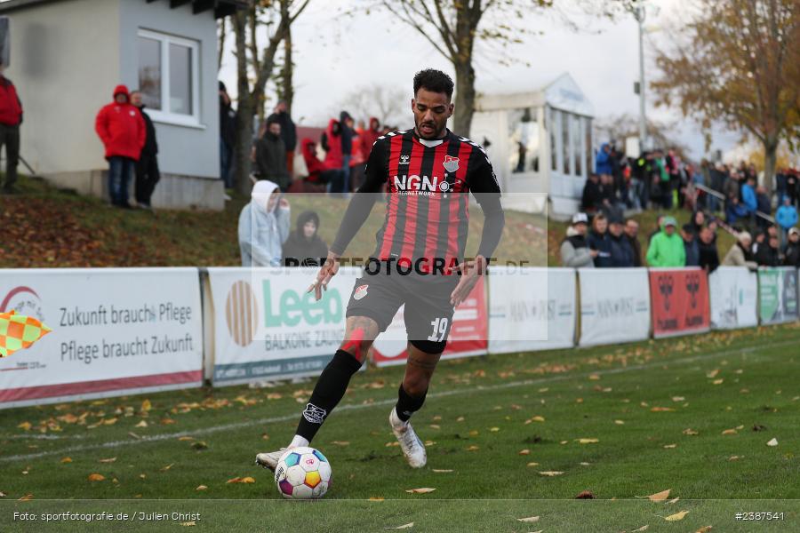 NGN-Arena, Aubstadt, 11.11.2023, BFV, Fussball, sport, action, Saison 2023/2024, 20. Spieltag, Regionalliga Bayern, SVW, TSV, SV Wacker Burghausen, TSV Aubstadt - Bild-ID: 2387541