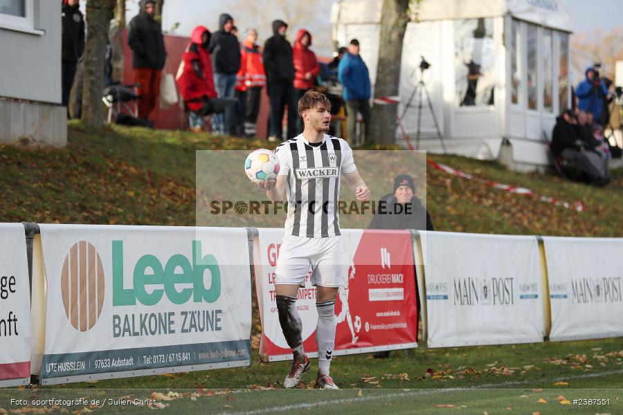 NGN-Arena, Aubstadt, 11.11.2023, BFV, Fussball, sport, action, Saison 2023/2024, 20. Spieltag, Regionalliga Bayern, SVW, TSV, SV Wacker Burghausen, TSV Aubstadt - Bild-ID: 2387551 NGN-Arena, Aubstadt, 11.11.2023, BFV, Fussball, sport, action, Saison 2023/2024, 20. Spieltag, Regionalliga Bayern, SVW, TSV, SV Wacker Burghausen, TSV Aubstadt - Bild-ID: 2387551