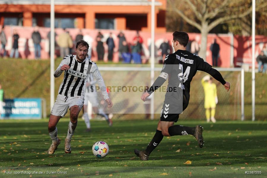 NGN-Arena, Aubstadt, 11.11.2023, BFV, Fussball, sport, action, Saison 2023/2024, 20. Spieltag, Regionalliga Bayern, SVW, TSV, SV Wacker Burghausen, TSV Aubstadt - Bild-ID: 2387555 NGN-Arena, Aubstadt, 11.11.2023, BFV, Fussball, sport, action, Saison 2023/2024, 20. Spieltag, Regionalliga Bayern, SVW, TSV, SV Wacker Burghausen, TSV Aubstadt - Bild-ID: 2387555