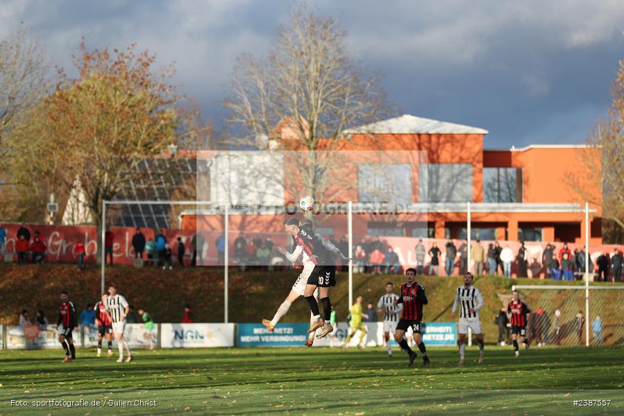 NGN-Arena, Aubstadt, 11.11.2023, BFV, Fussball, sport, action, Saison 2023/2024, 20. Spieltag, Regionalliga Bayern, SVW, TSV, SV Wacker Burghausen, TSV Aubstadt - Bild-ID: 2387557 NGN-Arena, Aubstadt, 11.11.2023, BFV, Fussball, sport, action, Saison 2023/2024, 20. Spieltag, Regionalliga Bayern, SVW, TSV, SV Wacker Burghausen, TSV Aubstadt - Bild-ID: 2387557