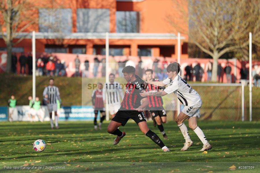 NGN-Arena, Aubstadt, 11.11.2023, BFV, Fussball, sport, action, Saison 2023/2024, 20. Spieltag, Regionalliga Bayern, SVW, TSV, SV Wacker Burghausen, TSV Aubstadt - Bild-ID: 2387559 NGN-Arena, Aubstadt, 11.11.2023, BFV, Fussball, sport, action, Saison 2023/2024, 20. Spieltag, Regionalliga Bayern, SVW, TSV, SV Wacker Burghausen, TSV Aubstadt - Bild-ID: 2387559