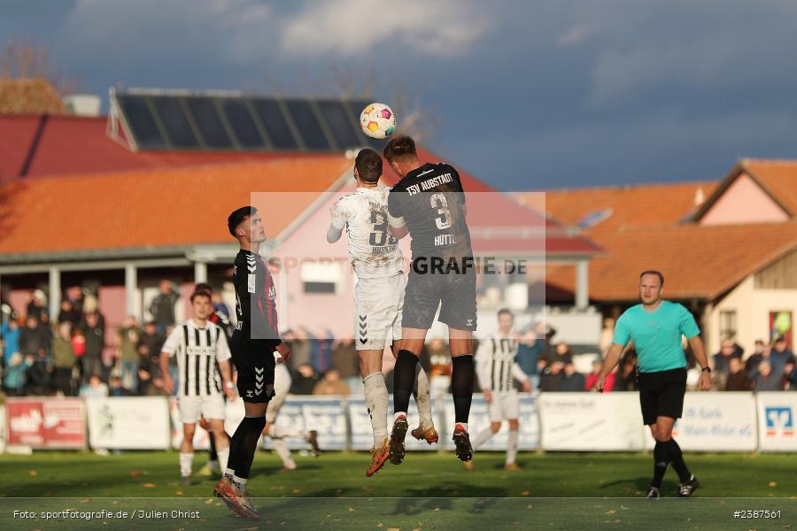 NGN-Arena, Aubstadt, 11.11.2023, BFV, Fussball, sport, action, Saison 2023/2024, 20. Spieltag, Regionalliga Bayern, SVW, TSV, SV Wacker Burghausen, TSV Aubstadt - Bild-ID: 2387561