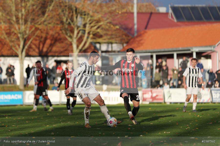 NGN-Arena, Aubstadt, 11.11.2023, BFV, Fussball, sport, action, Saison 2023/2024, 20. Spieltag, Regionalliga Bayern, SVW, TSV, SV Wacker Burghausen, TSV Aubstadt - Bild-ID: 2387562