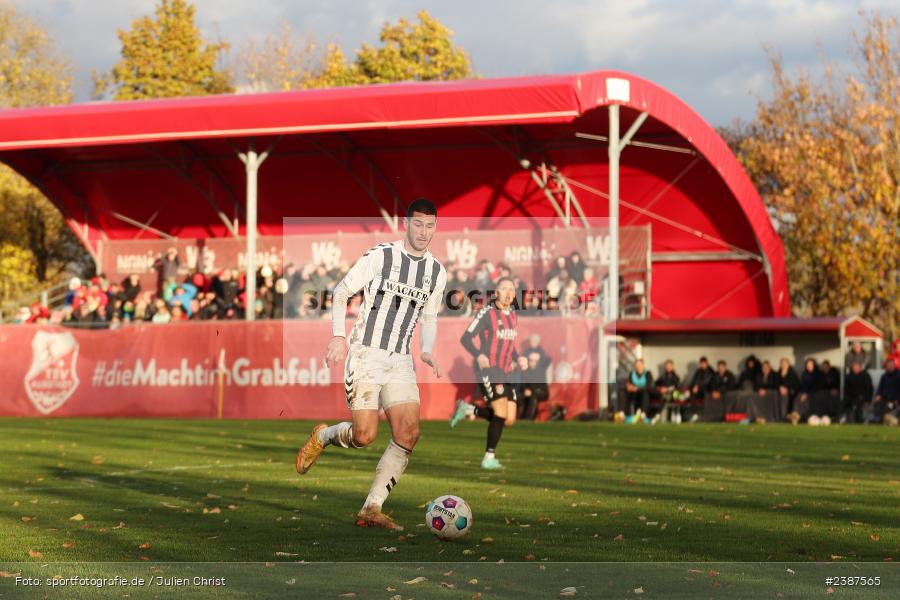 NGN-Arena, Aubstadt, 11.11.2023, BFV, Fussball, sport, action, Saison 2023/2024, 20. Spieltag, Regionalliga Bayern, SVW, TSV, SV Wacker Burghausen, TSV Aubstadt - Bild-ID: 2387565