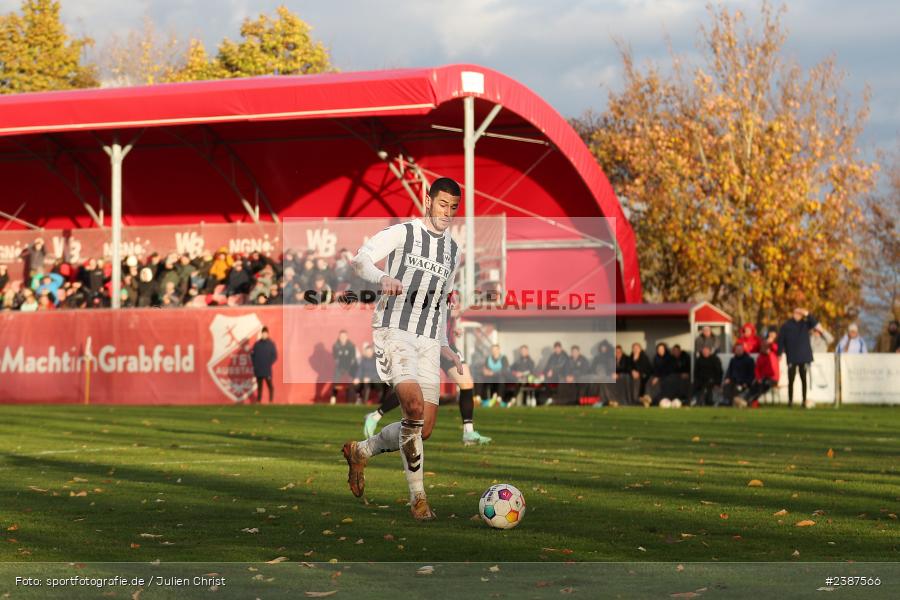 NGN-Arena, Aubstadt, 11.11.2023, BFV, Fussball, sport, action, Saison 2023/2024, 20. Spieltag, Regionalliga Bayern, SVW, TSV, SV Wacker Burghausen, TSV Aubstadt - Bild-ID: 2387566