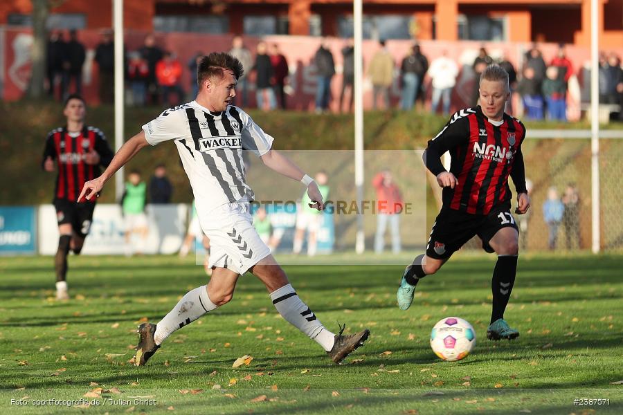 NGN-Arena, Aubstadt, 11.11.2023, BFV, Fussball, sport, action, Saison 2023/2024, 20. Spieltag, Regionalliga Bayern, SVW, TSV, SV Wacker Burghausen, TSV Aubstadt - Bild-ID: 2387571