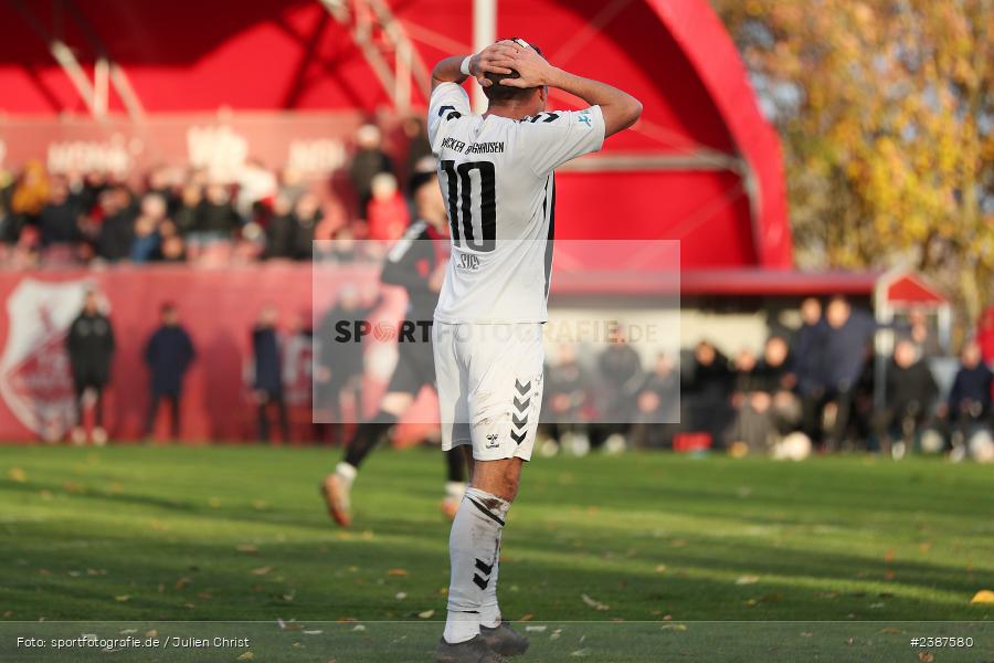 NGN-Arena, Aubstadt, 11.11.2023, BFV, Fussball, sport, action, Saison 2023/2024, 20. Spieltag, Regionalliga Bayern, SVW, TSV, SV Wacker Burghausen, TSV Aubstadt - Bild-ID: 2387580
