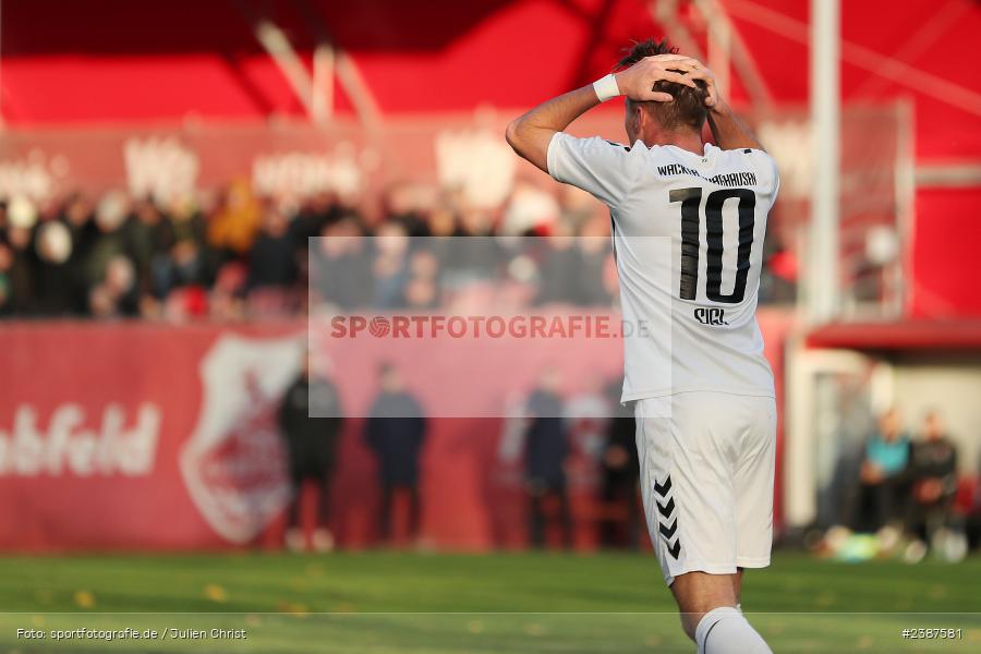 NGN-Arena, Aubstadt, 11.11.2023, BFV, Fussball, sport, action, Saison 2023/2024, 20. Spieltag, Regionalliga Bayern, SVW, TSV, SV Wacker Burghausen, TSV Aubstadt - Bild-ID: 2387581