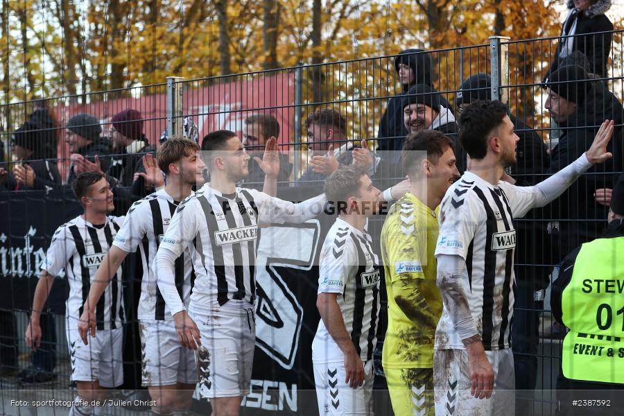 NGN-Arena, Aubstadt, 11.11.2023, BFV, Fussball, sport, action, Saison 2023/2024, 20. Spieltag, Regionalliga Bayern, SVW, TSV, SV Wacker Burghausen, TSV Aubstadt - Bild-ID: 2387592