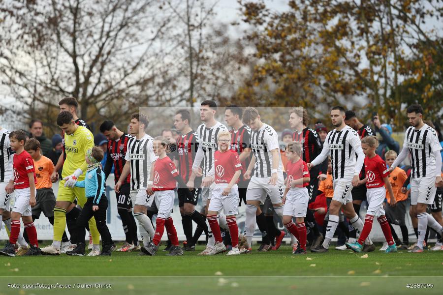 NGN-Arena, Aubstadt, 11.11.2023, BFV, Fussball, sport, action, Saison 2023/2024, 20. Spieltag, Regionalliga Bayern, SVW, TSV, SV Wacker Burghausen, TSV Aubstadt - Bild-ID: 2387599