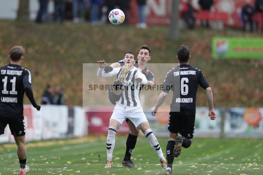 NGN-Arena, Aubstadt, 11.11.2023, BFV, Fussball, sport, action, Saison 2023/2024, 20. Spieltag, Regionalliga Bayern, SVW, TSV, SV Wacker Burghausen, TSV Aubstadt - Bild-ID: 2387610
