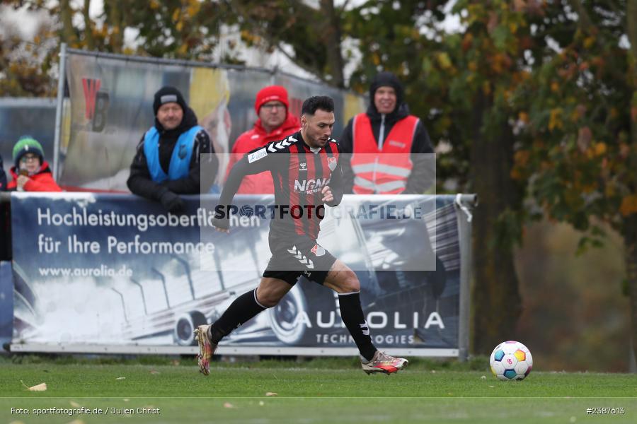 NGN-Arena, Aubstadt, 11.11.2023, BFV, Fussball, sport, action, Saison 2023/2024, 20. Spieltag, Regionalliga Bayern, SVW, TSV, SV Wacker Burghausen, TSV Aubstadt - Bild-ID: 2387613