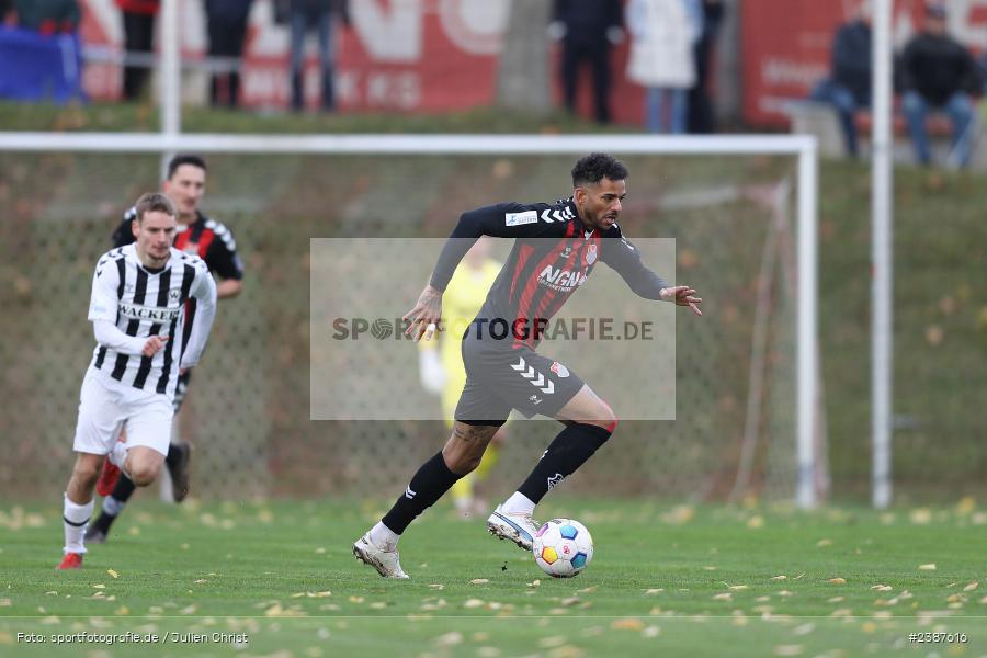 NGN-Arena, Aubstadt, 11.11.2023, BFV, Fussball, sport, action, Saison 2023/2024, 20. Spieltag, Regionalliga Bayern, SVW, TSV, SV Wacker Burghausen, TSV Aubstadt - Bild-ID: 2387616