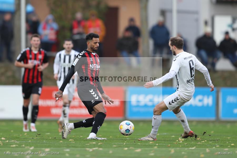 NGN-Arena, Aubstadt, 11.11.2023, BFV, Fussball, sport, action, Saison 2023/2024, 20. Spieltag, Regionalliga Bayern, SVW, TSV, SV Wacker Burghausen, TSV Aubstadt - Bild-ID: 2387617
