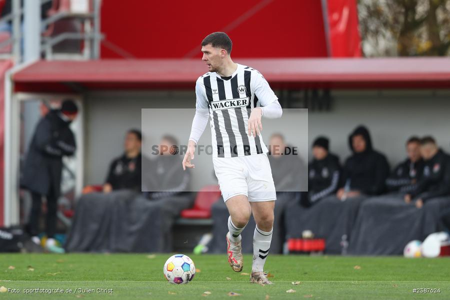 NGN-Arena, Aubstadt, 11.11.2023, BFV, Fussball, sport, action, Saison 2023/2024, 20. Spieltag, Regionalliga Bayern, SVW, TSV, SV Wacker Burghausen, TSV Aubstadt - Bild-ID: 2387624