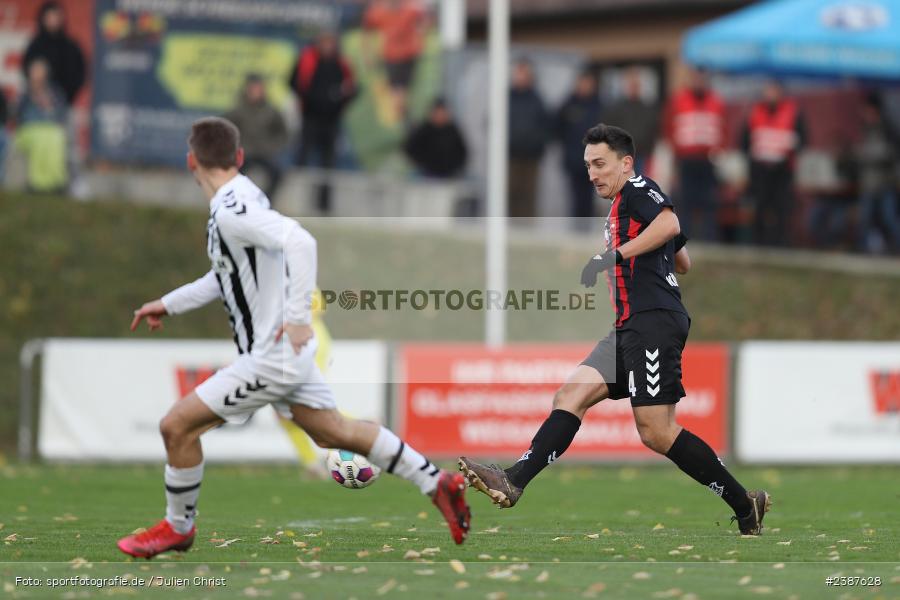 NGN-Arena, Aubstadt, 11.11.2023, BFV, Fussball, sport, action, Saison 2023/2024, 20. Spieltag, Regionalliga Bayern, SVW, TSV, SV Wacker Burghausen, TSV Aubstadt - Bild-ID: 2387628