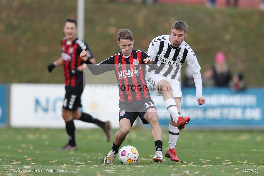NGN-Arena, Aubstadt, 11.11.2023, BFV, Fussball, sport, action, Saison 2023/2024, 20. Spieltag, Regionalliga Bayern, SVW, TSV, SV Wacker Burghausen, TSV Aubstadt - Bild-ID: 2387633