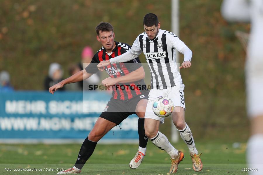 NGN-Arena, Aubstadt, 11.11.2023, BFV, Fussball, sport, action, Saison 2023/2024, 20. Spieltag, Regionalliga Bayern, SVW, TSV, SV Wacker Burghausen, TSV Aubstadt - Bild-ID: 2387635