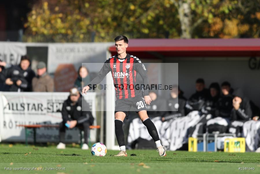 NGN-Arena, Aubstadt, 11.11.2023, BFV, Fussball, sport, action, Saison 2023/2024, 20. Spieltag, Regionalliga Bayern, SVW, TSV, SV Wacker Burghausen, TSV Aubstadt - Bild-ID: 2387640 NGN-Arena, Aubstadt, 11.11.2023, BFV, Fussball, sport, action, Saison 2023/2024, 20. Spieltag, Regionalliga Bayern, SVW, TSV, SV Wacker Burghausen, TSV Aubstadt - Bild-ID: 2387640